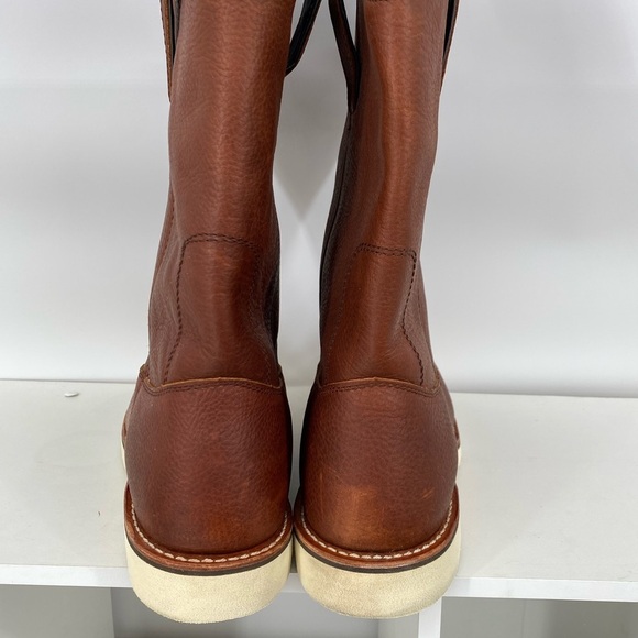Chippewa Men's Tan Leather Western Boots - Picture 6 of 9